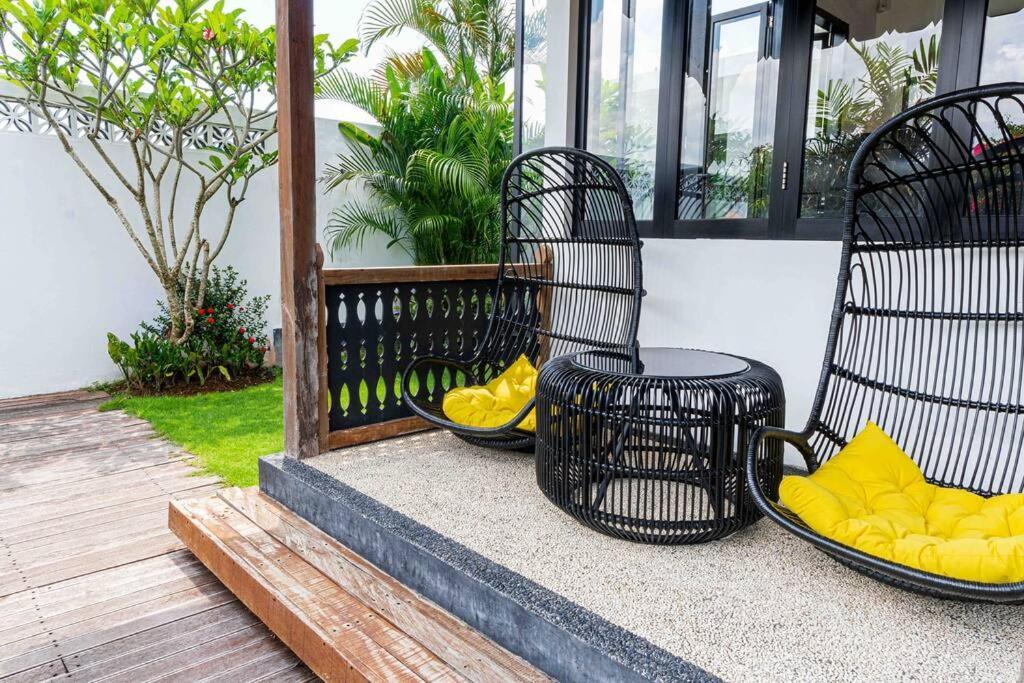 Berawa Canggu Stylish Joglo 3 Bedrooms Private Villa With Private Pool Экстерьер фото